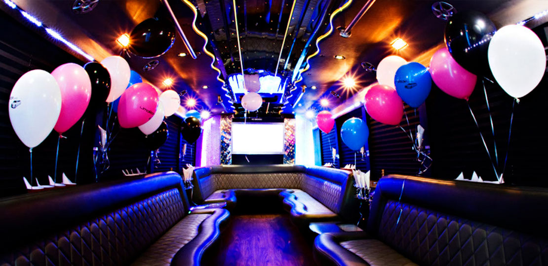 renting a party bus for birthday celebration